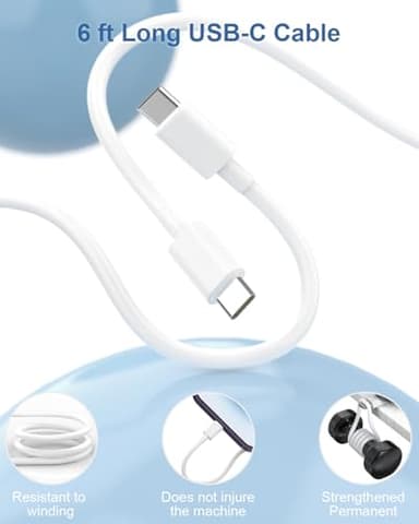 iPhone 17 16 15 Charger Fast Charging Type C Chargers USB C Charger Block iPhone 16 Chargers with 2 Pack 6FT Cable for iPhone 17 Pro Max/16/16 Pro Max/15/15 Plus/15 Pro/15 Pro Max/iPad Pro/AirPods - Image 7