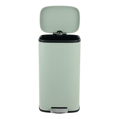 happimess HPM1006E Connor Rectangular 13-Gallon Trash Can with Soft-Close Lid and Free Mini Trash Can, Fingerprint Resistant, Modern, Minimalistic for Kitchen, Office, Bathroom, Pistachio Gelato - Image 7