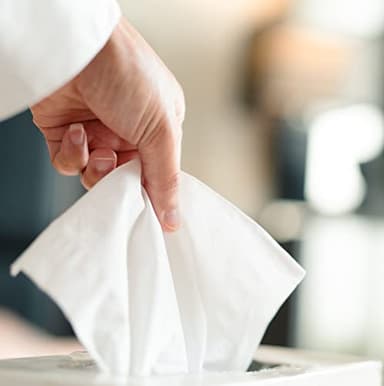 Amazon Basics Facial Tissue with Lotion, 2-Ply, 300 Count (4 Packs 75), (Packaging may vary) - Image 4