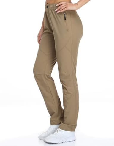 Women Travel Golf Pants 27''/29''/31'' Lightweight Quick Dry Hiking Outdoor Athleisure Pants Water Resistant Lounge Casual - Image 4