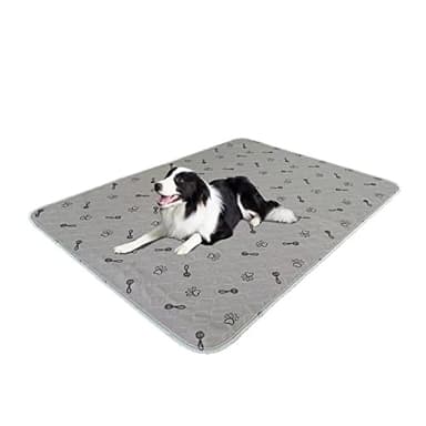 Peepeego 2Pack Pee Pads for Dogs Reusable+Free Dog Comb, Waterproof Rug 36”x48, Absorbent Puppy Pads Washable, Non Slip Protector for Bed Couch Carpet - Image 1