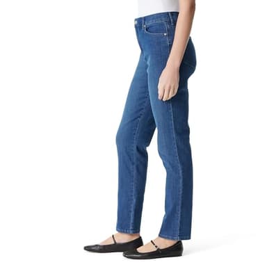 Gloria Vanderbilt Women's Amanda Classic High Rise Tapered Jean Petite, Frisco, 12 Short - Image 2