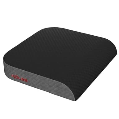 Kölbs Extra Large Seat Cushion, Stylish Plush Velvet Cover, X-Large Memory Foam for Office Chair, Floor Pillow, Cushion Back Pain Coccyx Pain Relief, Carry Handle (Extra Large) - Image 1