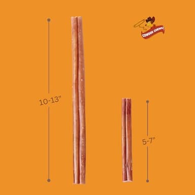 Cowdog Chews Beef Bully Stick: Odor-Free, Fully Digestible Beef Collagen Chews (5-7", 25 Count) - Natural, Grain-Free, Long-Lasting Collagen Bully Stick Substitute for All Dog Breeds - Image 2