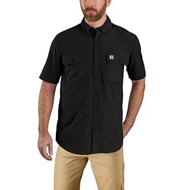 Carhartt Force Relaxed Fit Lightweight Short-Sleeve Shirt Black - Image 1