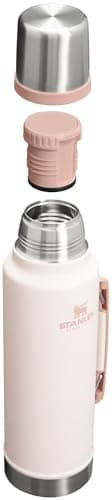 Stanley Classic Legendary Vacuum Bottle 1.5 qt | Wide Mouth with Leakproof Cup Lid | Keep Drinks Hot or Cold | Packable for Travel | Insulated Stainless Steel Thermal Bottle | BPA-Free | Rose Quartz - Image 2