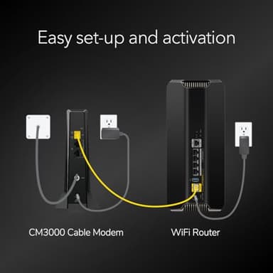 NETGEAR Nighthawk DOCSIS 3.1 Mid/high-Split Cable Modem (CM3000-1AZNAS) – Approved for Today’s Fastest Speeds - Works With all Cable Providers, Incl. Xfinity, Spectrum, Cox - Cable Plans up to 2.5Gbps - Image 9