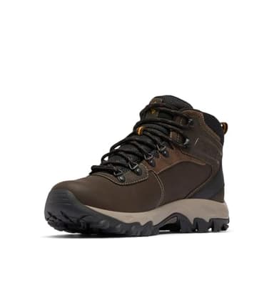 Columbia Mens Newton Ridge Plus II Waterproof Hiking Boot, Cordovan/Squash, 7.5 - Image 4