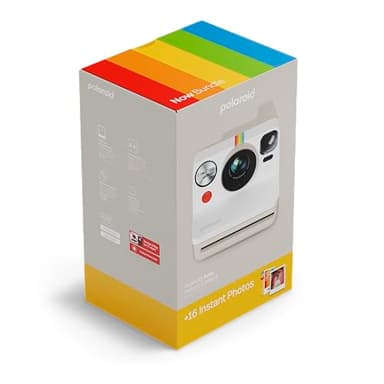 Polaroid Now 3rd Generation I-Type Instant Camera + Film Bundle - Now Pebble White Camera + 16 Color Photos (6561) - Image 5