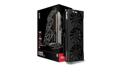 XFX Swift AMD Radeon RX 9070XT Triple Fan Gaming Edition with 16GB GDDR6 HDMI 3xDP, AMD RDNA 4 RX-97TSWF3BA - Image 1