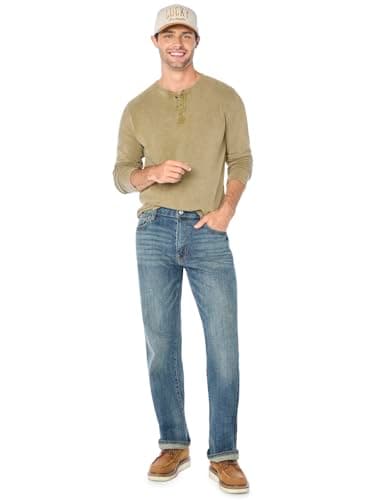 Lucky Brand mens 181 Relaxed Straight Jeans, Ol Wilder Ranch, 34W x 34L US - Image 2