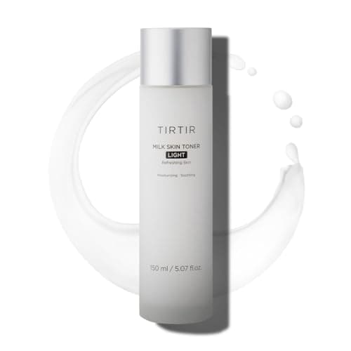 TIRTIR Milk Skin Rice Toner Light | Instant Hydration with 4% Niacinamide, Pantenol, Lightweight, Pore-Tightening, Vegan, Acne-Prone, Oily Skin, Fungal Acne Safe, Korean Skin Care, 5.07 Fl Oz - Image 1