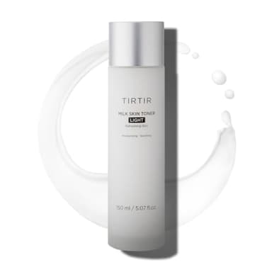 TIRTIR Milk Skin Rice Toner Light | Instant Hydration with 4% Niacinamide, Pantenol, Lightweight, Pore-Tightening, Vegan, Acne-Prone, Oily Skin, Fungal Acne Safe, Korean Skin Care, 5.07 Fl Oz - Image 1