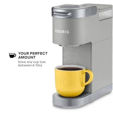 Keurig K-Mini Plus Single Serve Coffee Maker – Slim 5-Inch Design, 6–12oz Brew Size, Pod Storage & Cord Wrap – Gray (Renewed) - Image 3