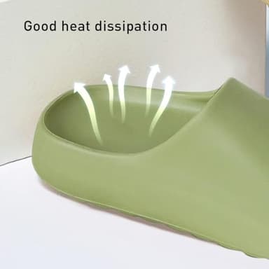 Cloud Slides for Women and Men, Platform Slides Slippers, Non-Slip Quick Drying Soft Lightweight Shower Shoes, Thick Sole Open Toe Slides Sandals for Indoor & Outdoor - Image 5