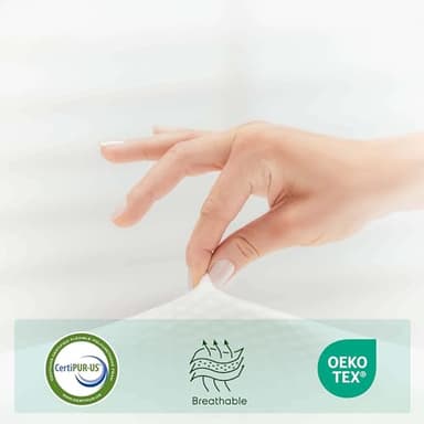 Nestl Green Tea Twin Mattress 8 Inch - Cooling Graphite Memory Foam Twin Mattress for Kids, Fiberglass Free Pressure Relief Supportive Bed in A Box, CertiPur-US Certified - Image 4