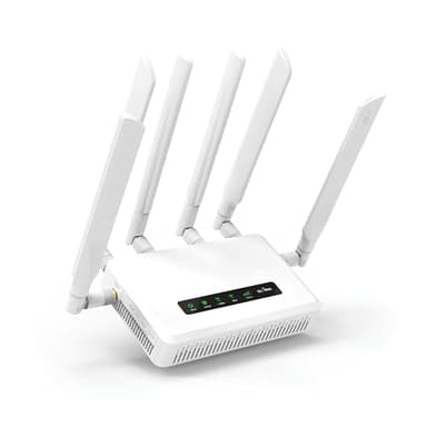 GL.iNet GL-X3000 (Spitz AX) Cellular Gateway 5G Router for House & RV, Wi-Fi 6, Detachable Antennas, Dual-SIM, T-Mobile & AT&T IoT Device Certified, Family/Rural Area/Road Trips - Image 1