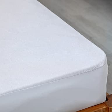 Kingnex Full Size Mattress Protector Waterproof Matressprotector Quiet Breathable - Premium Soft Bamboo Viscose Terry Fitted Bed Mattress Cover - Image 5