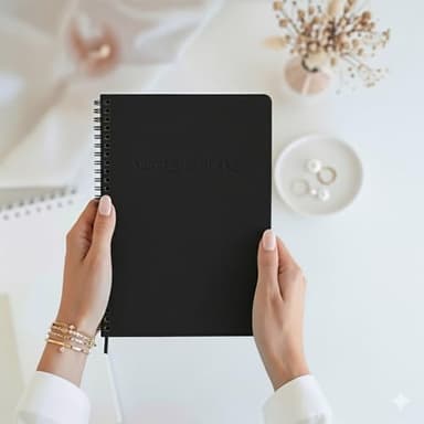 Beautiful Daily Planner And Notebook With Hourly Schedule - Aesthetic Spiral To do List Notepad to Easily Organize Your Tasks And Appointments - Stylish Book And School Or Office Supplies For Women - Image 3