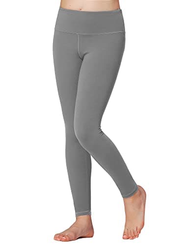 Stelle Girls Athletic Leggings Kids Dance Workout Running Yoga Pants with Hidden Pocket (Zinc Grey, 10-11 Years) - Image 1
