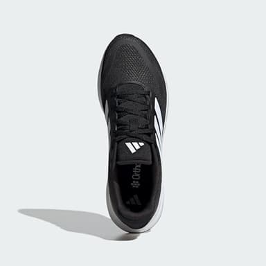 adidas Men's Run Falcon 5, Black/White/Black, 9.5 - Image 3