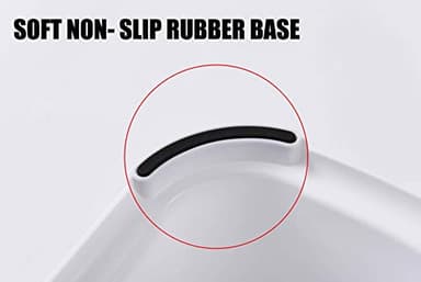 UNCLE WU 2 Pack Kids Step Stool - Toddler Step Up Stool for Kitchen - Bathroom Safety Bottom as Potty Training Stool - Slip-Resistant Surface1 Step Stool for Kids/Adult (Gray White) - Image 7