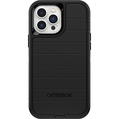OtterBox iPhone 13 Pro Max & iPhone 12 Pro Max Defender Series Case - Black, Rugged & Durable, with Port Protection, Includes Holster Clip Kickstand - Image 2