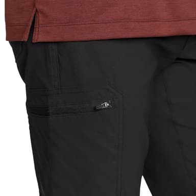 Eddie Bauer Men's Athletic Fit Rainier Pants, Black, 34W x 30L - Image 3