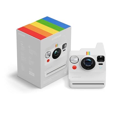 Polaroid Now+ 3rd Generation I-Type Instant Film Camera - Bluetooth Connected App Controlled - White - Camera Only No Film (9161) - Image 1