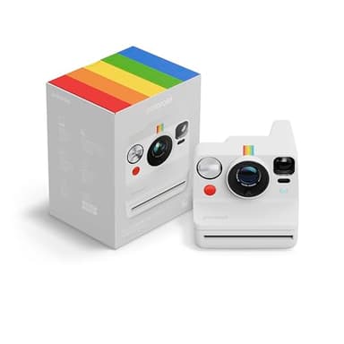 Polaroid Now+ 3rd Generation I-Type Instant Film Camera - Bluetooth Connected App Controlled - White - Camera Only No Film (9161) - Image 1