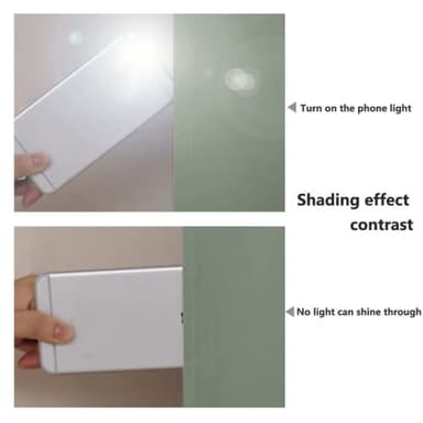 NICETOWN 100% Blackout Curtains 54 inches Long, Double-Deck Completely Blackout Window Treatment Thermal Insulated Lined Drapes for Small Window (Greyish Green, 1 Pair, 46 inches Width Each Panel) - Image 3