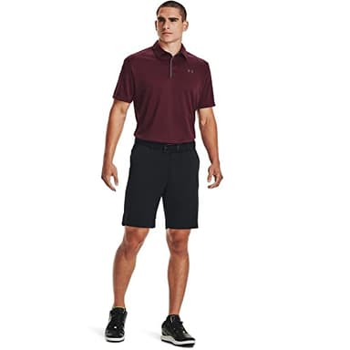 Under Armour Men's Tech Golf Polo , Maroon (609)/Graphite, Large - Image 3