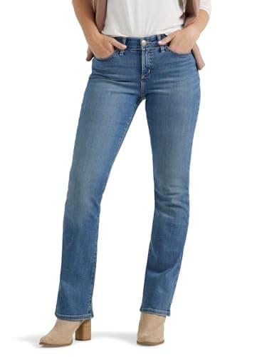 Lee Women's Ultra Lux Comfort with Flex Motion Bootcut Jean Majestic 18 Long - Image 1