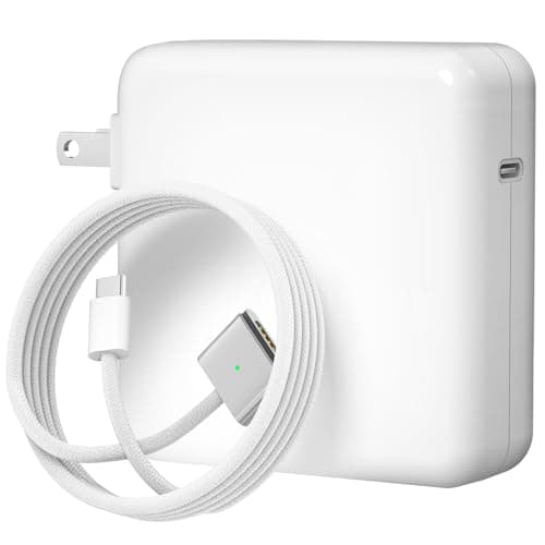 Charger for MacBook Air 13/15" (M1-M3, 2021-2025) & MacBook Pro 14" (M1-M4)70W Type C Power Adapter Includes 6.6FT C to Magnetic 3 Cable LED, Powerful Connection Between 20021-2025 (Original Quality) - Image 1