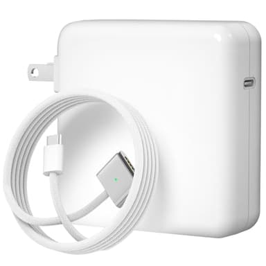 Charger for MacBook Air 13/15" (M1-M3, 2021-2025) & MacBook Pro 14" (M1-M4)70W Type C Power Adapter Includes 6.6FT C to Magnetic 3 Cable LED, Powerful Connection Between 20021-2025 (Original Quality) - Image 1