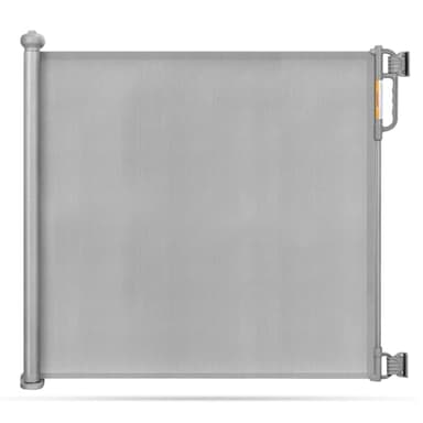 Momcozy Retractable Baby Gate, 33" Tall, Extends up to 55" Wide, Child Safety Baby Gates for Stairs, Doorways, Hallways, Indoor, Outdoor - Image 1