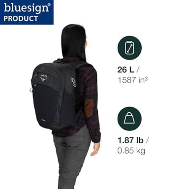 Osprey Poco Changing Backpack with Clip-in Changing Pad, Black - Image 2