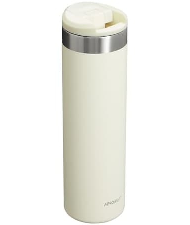 Stanley AeroLight Transit Bottle 20 oz Locking Drink Through Lid Leak Resistant Water Bottle or Coffee Travel Mug Lightweight Insulated Stainless Steel BPA-Free Cream - Image 3