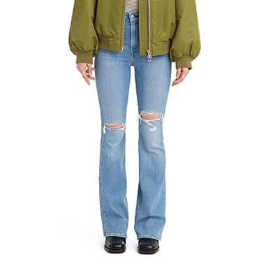 Levi's Women's 726 High Rise Flare Jeans, (New) Let's Talk, 29 Short - Image 1