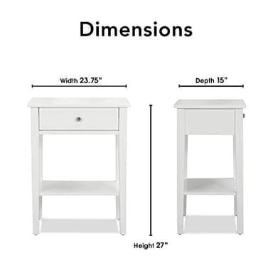 Finch Sloan Side Table, white - Image 3