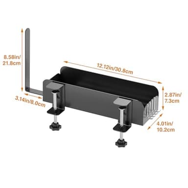 niffgaff Griddle Caddy for 28"/36" Blackstone/Weber/Char-Broil Griddle/Prep Cart, Space Saving Grill Caddy, BBQ Caddy Storage Organizer with Magnetic Holder & Paper Towel Holder & J-Hooks - Image 6