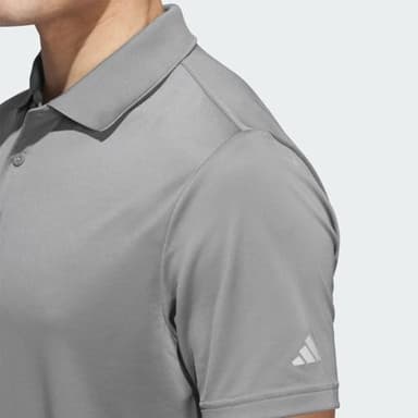 adidas Men's Adi Performance Polo Shirt, Grey Three, Large - Image 6
