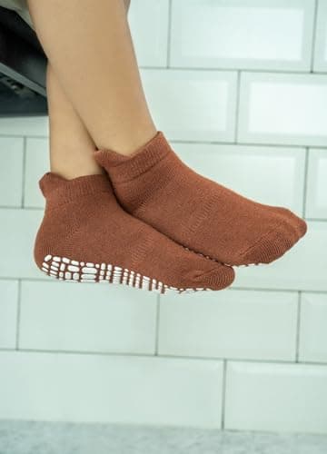 RATIVE Ankle Anti Slip Non Skid Organic Cotton Socks with Grips Grippers for 1 2 Years Old 2T 12 18 Months Toddler Boy Boys Girl Girls (12-24 Months, 12-Pairs/AB-110) - Image 5