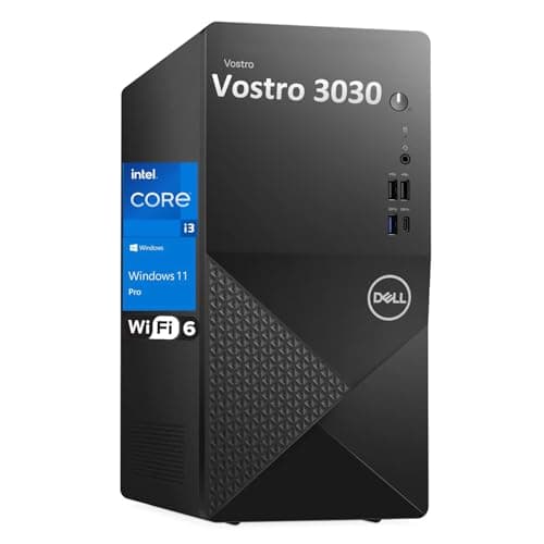 Dell Tower PC Desktop Computer for Home Business Student, 12th Gen Intel 4-Core Processor, 32GB DDR5 RAM, 1TB PCIe SSD, WiFi 6, Bluetooth, DisplayPort, HDMI, Type-C, Windows 11 Pro - Image 1