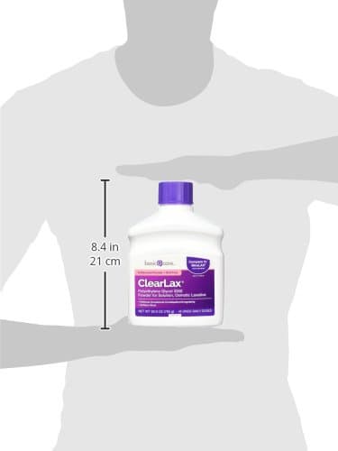 Amazon Basic Care ClearLax Polyethylene Glycol 3350 Powder for Solution, Osmotic Laxative, Relieves Occasional Constipation, Unflavored, 1.68 pound (Pack of 1) - Image 8