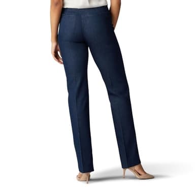 Lee Women's Ultra Lux Comfort with Flex Motion Trouser Pant Indigo Rinse 16 Long - Image 3