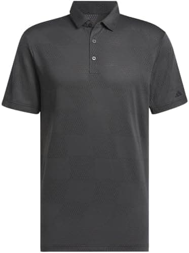 Adidas Mens Ultimate365 Textured Jacquard Polo Shirt - Image 3