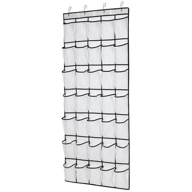 Teikou 35Large Pockets Over The Door Shoe Organizer, Mesh Pockets Shoe Holder Rack, Capacity Shoe Hanging Storage，door shoe rack With 4 Metal Hook. - Image 1
