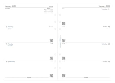 A5 Week on two pages English 2025 - Image 2