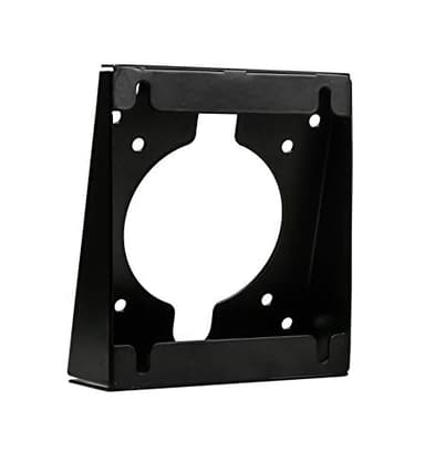 Add-On Wedge Outlet Cover – CTA Add-On Premium VESA Wedge & Outlet Cover for Tablet Kiosk or Workstation Setups with 75×75/100×100 VESA Compatible for Table Mounting - Black - (ADD-PARAVWB) - Image 6